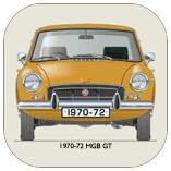 MGB GT 1970-72 Coaster 1